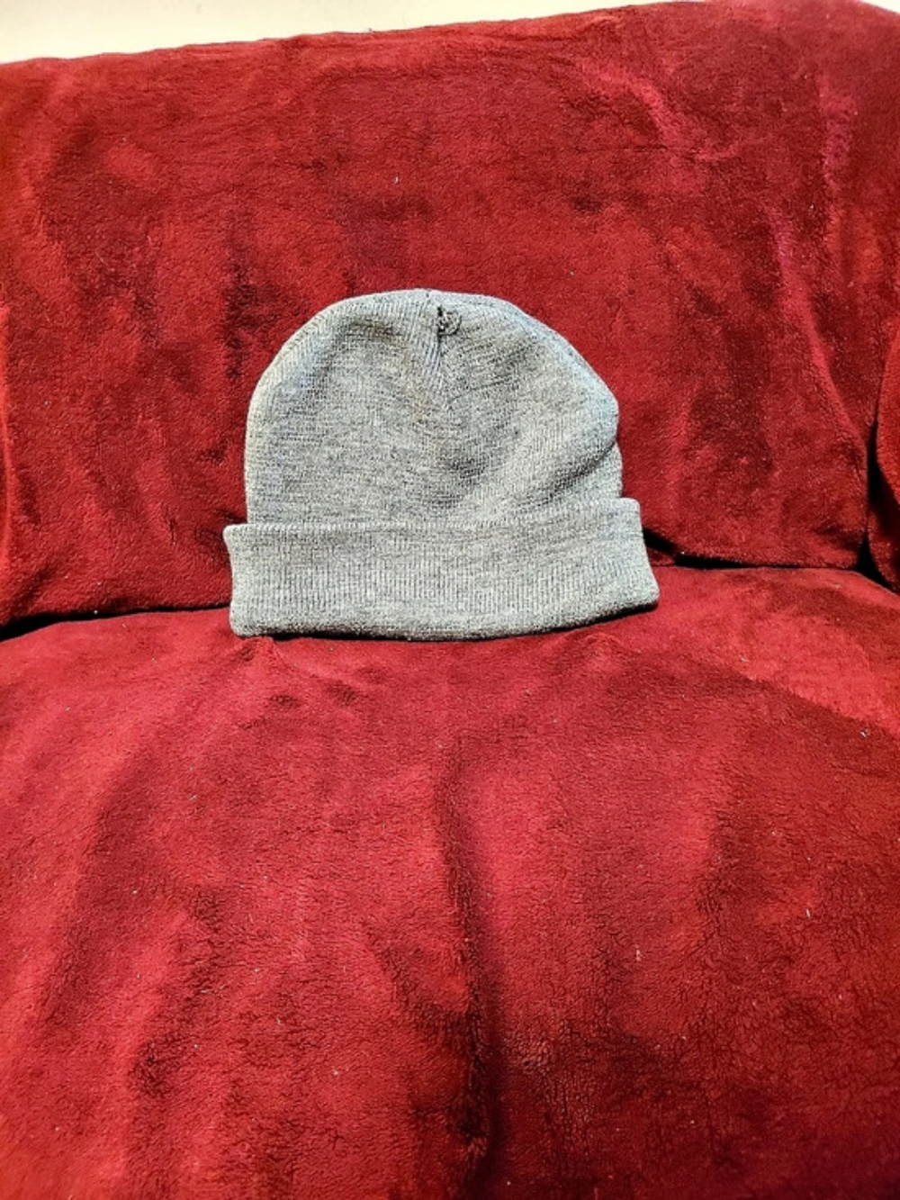 Gray Knit Beanie